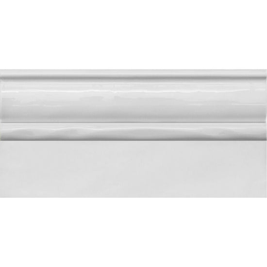 Chelsea 2" x 10" Blanco Porcelain Glossy Chairrail