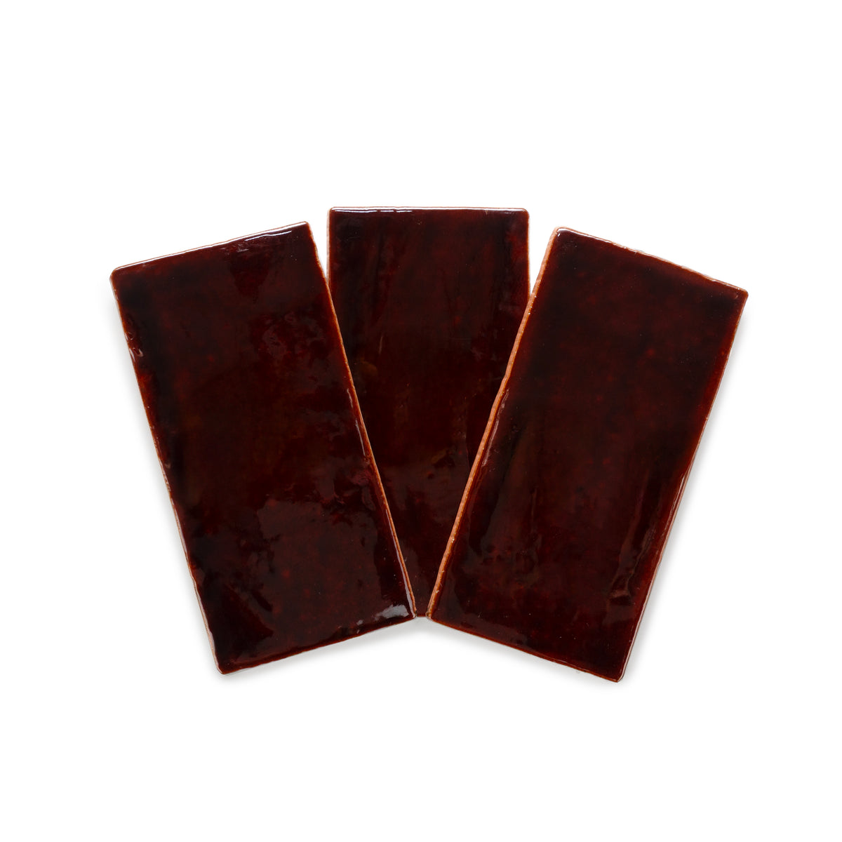 Diana 3"x6" Burnt Caramel Ceramic Glossy Tile