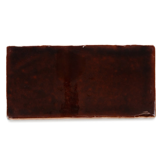 Diana 3"x6" Burnt Caramel Ceramic Glossy Tile