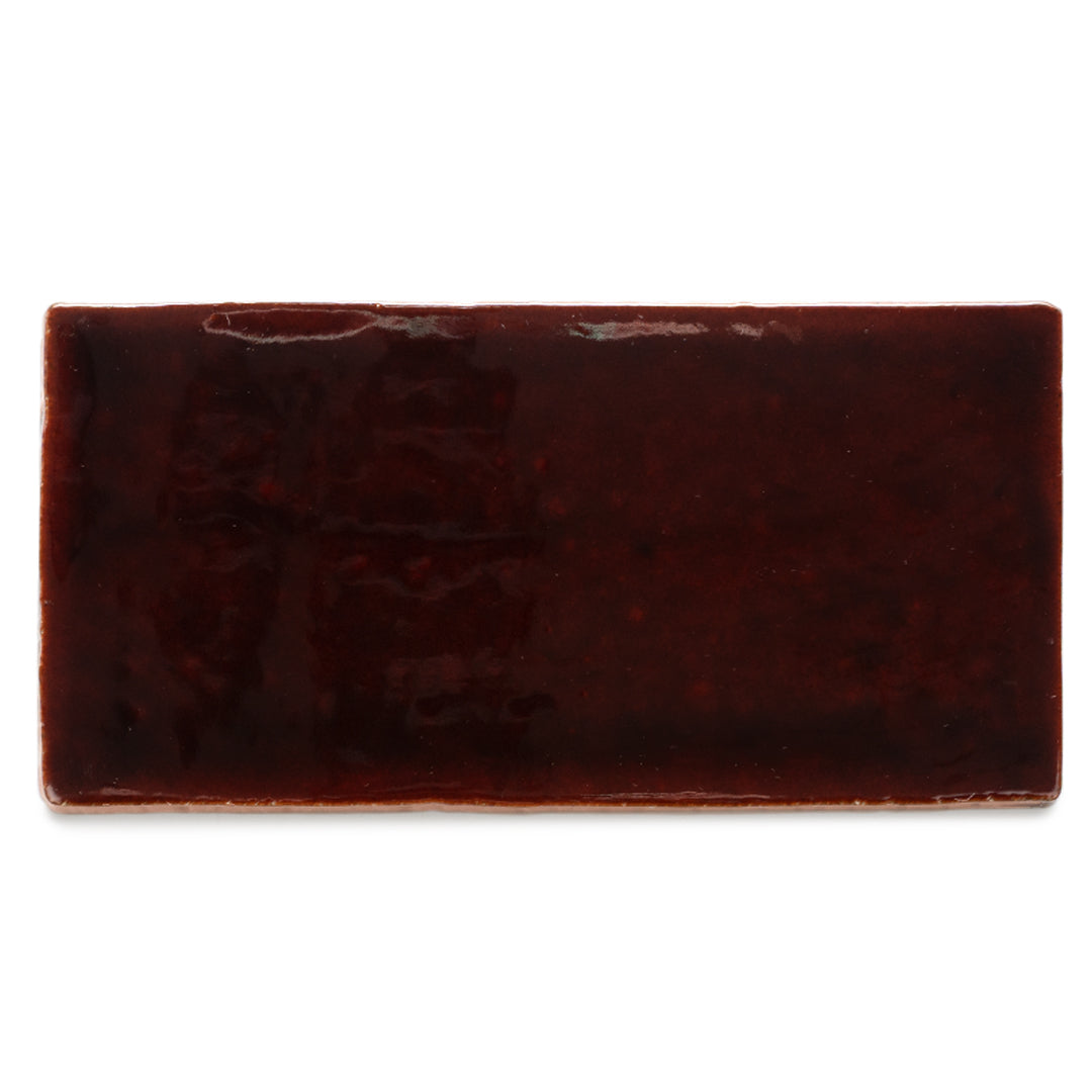 Diana 3"x6" Burnt Caramel Ceramic Glossy Tile