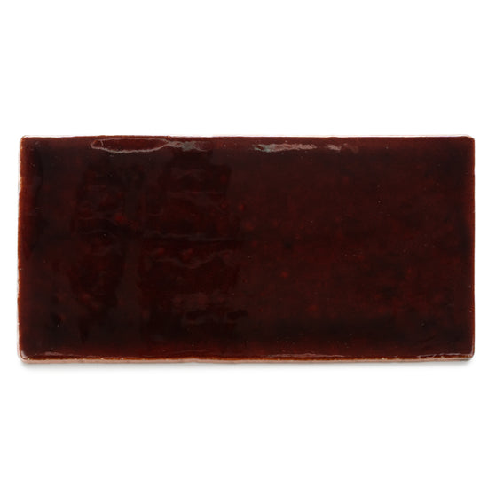 Diana 3"x6" Burnt Caramel Ceramic Glossy Tile