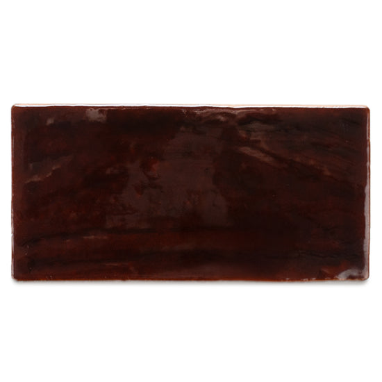 Diana 3"x6" Burnt Caramel Ceramic Glossy Tile