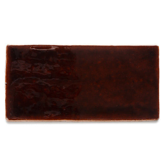 Diana 3"x6" Burnt Caramel Ceramic Glossy Tile