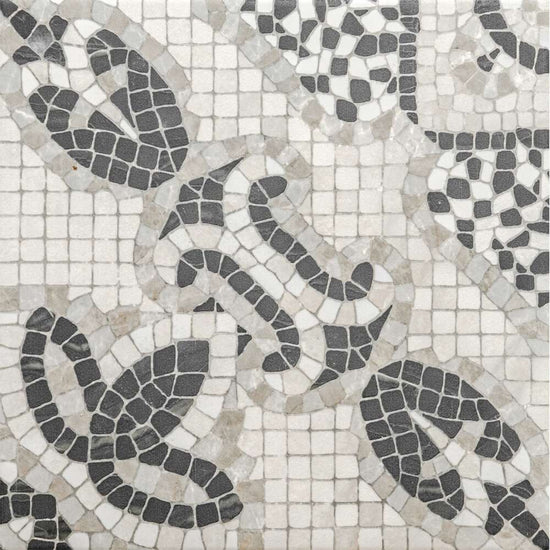 Roman Road 8" x 8" Grey Porcelain Satin Tile