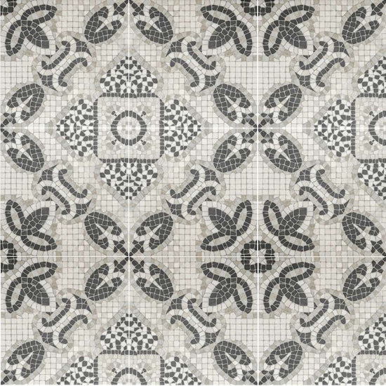 Roman Road 8" x 8" Grey Porcelain Satin Tile