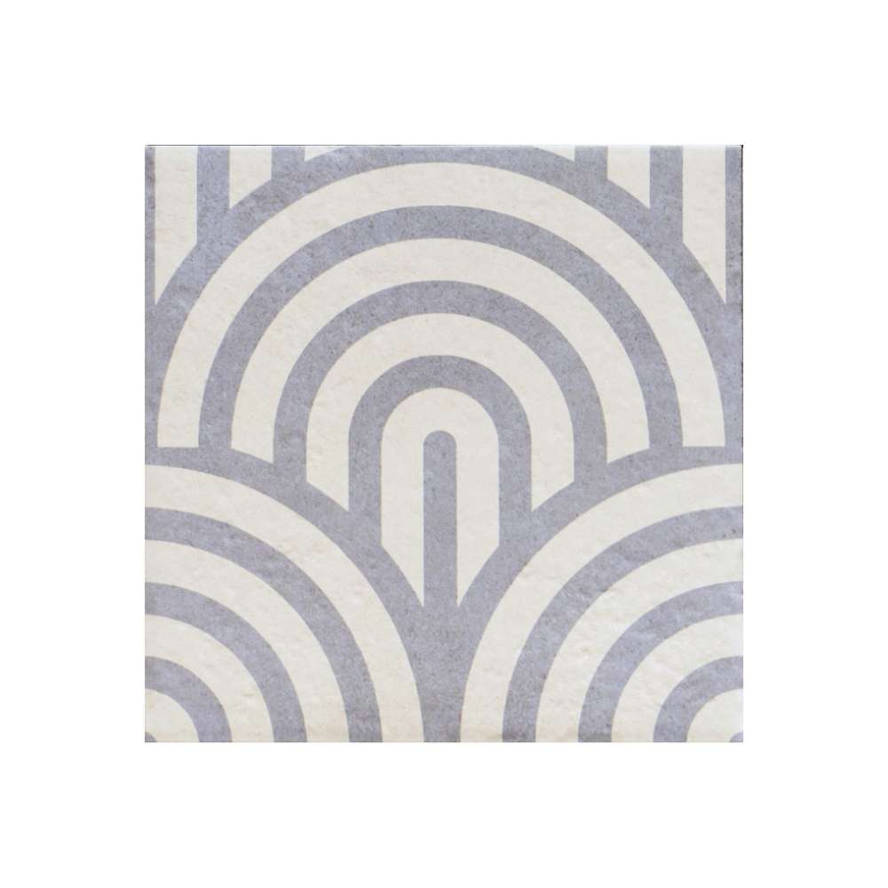Verity Waves 8" x 8" Azul Porcelain Matte Tile