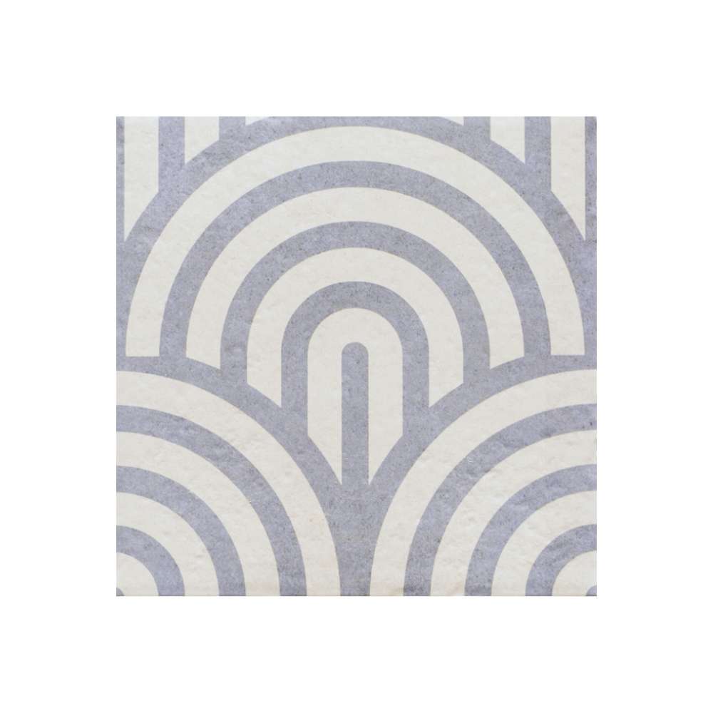 Verity Waves 8" x 8" Azul Porcelain Matte Tile