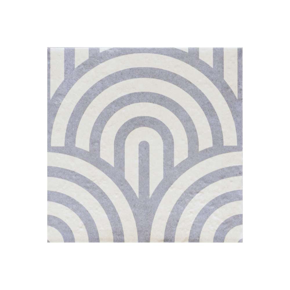 Verity Waves 8" x 8" Azul Porcelain Matte Tile