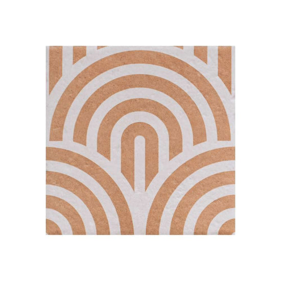 Verity Waves 8" x 8" Cotto Porcelain Matte Tile