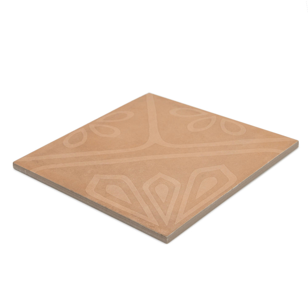 Camarada 8"x8" Cotto Porcelain Matte Tile