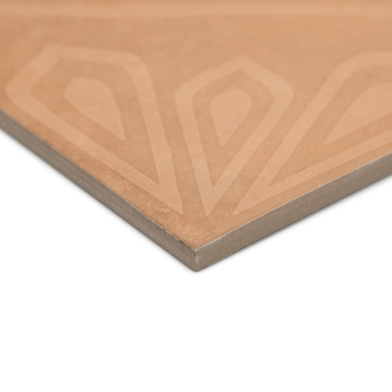 Camarada 8"x8" Cotto Porcelain Matte Tile