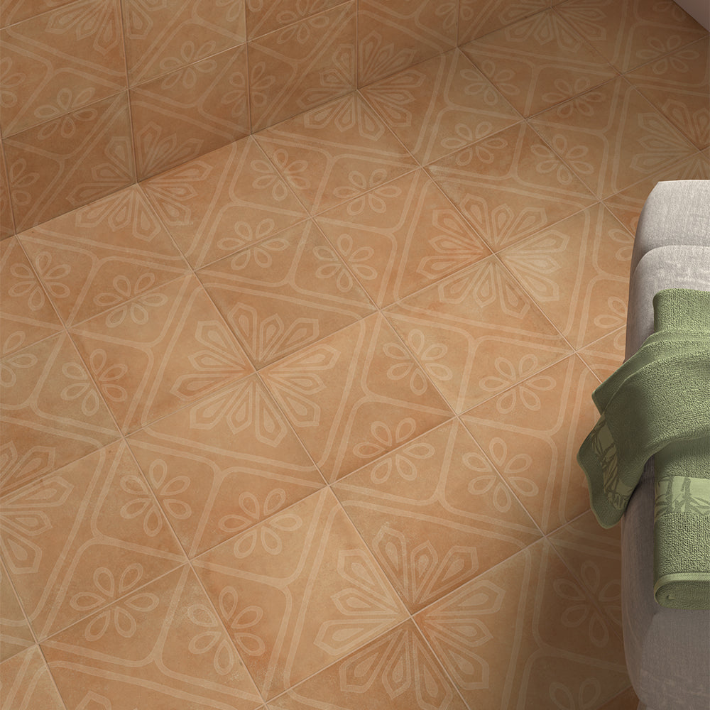 Camarada 8"x8" Cotto Porcelain Matte Tile