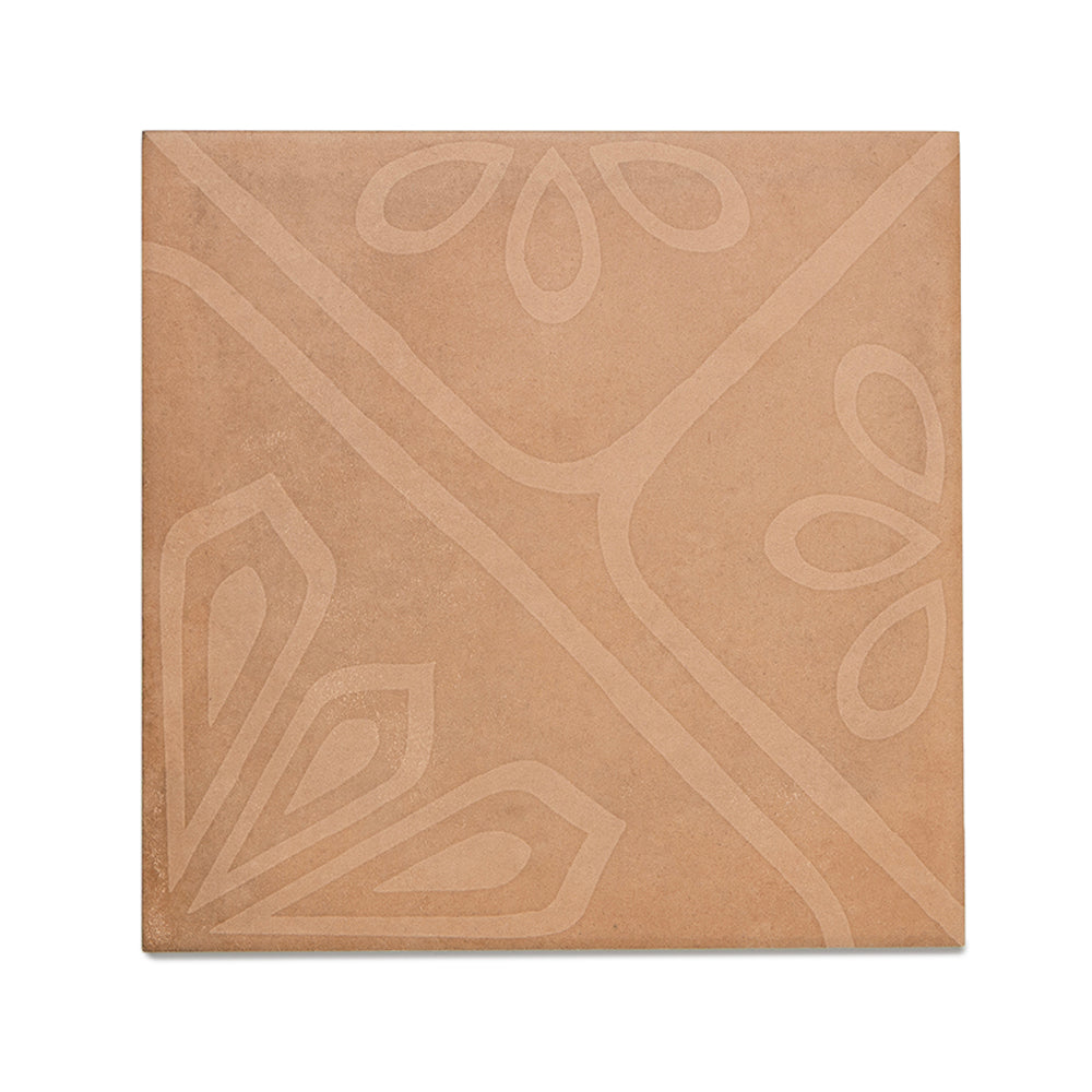 Camarada 8"x8" Cotto Porcelain Matte Tile