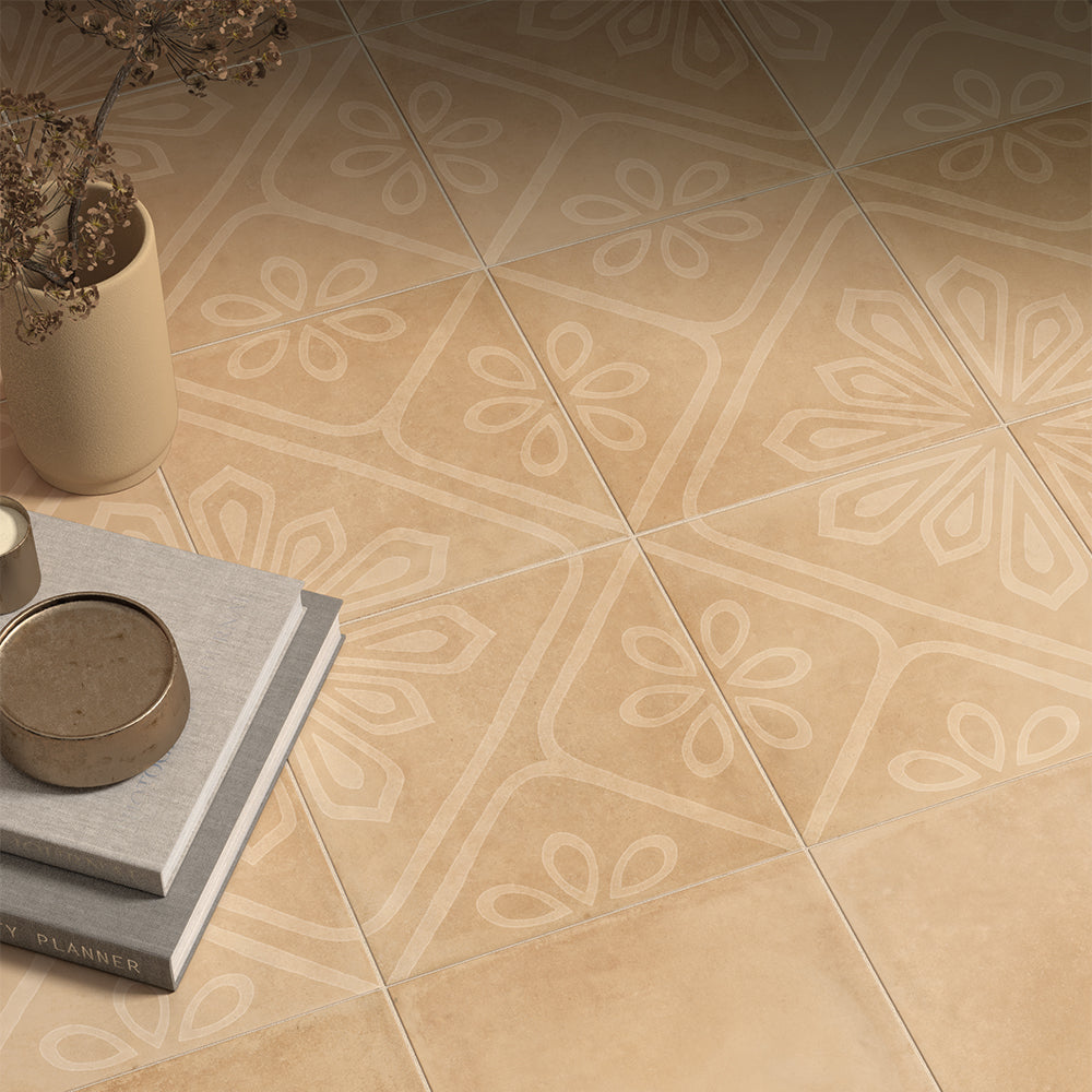 Camarada 8"x8" Natural Porcelain Matte Tile