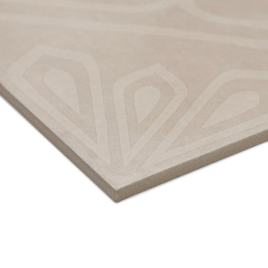 Camarada 8"x8" Taupe Porcelain Matte Tile