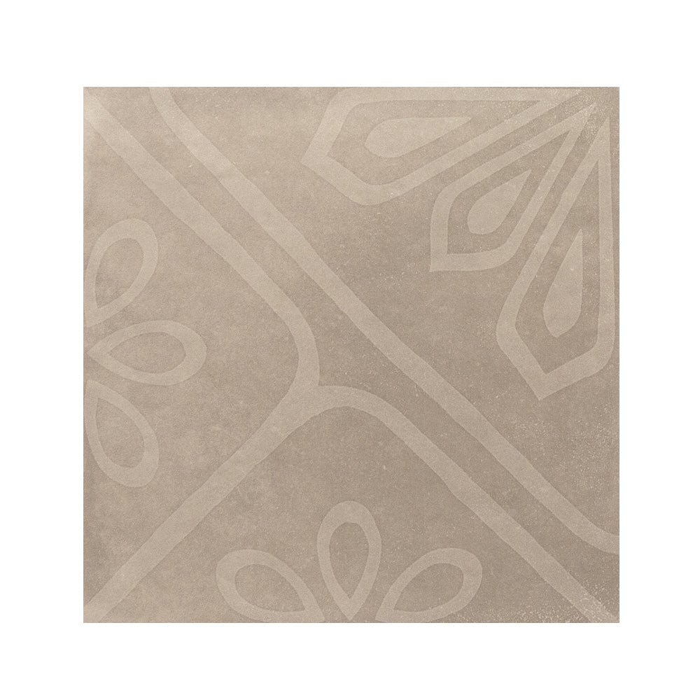 Camarada 8"x8" Taupe Porcelain Matte Tile