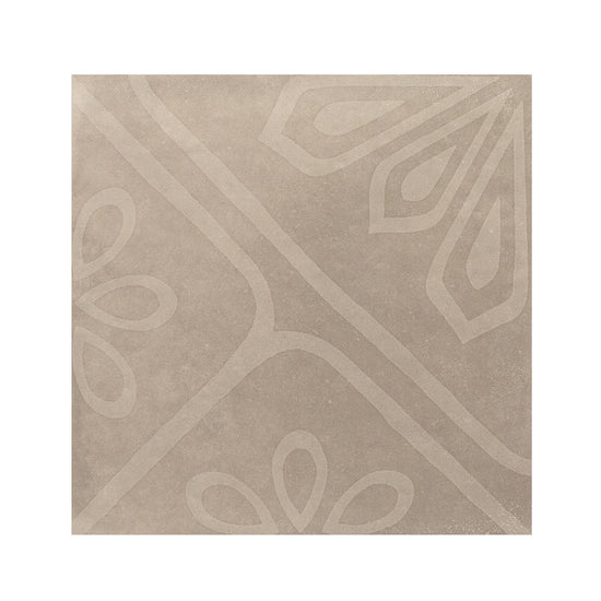 Camarada 8"x8" Taupe Porcelain Matte Tile