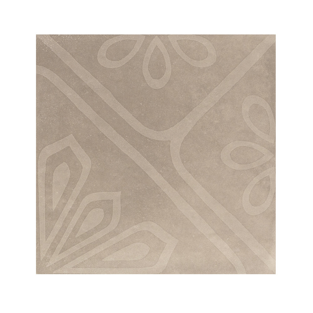 Camarada 8"x8" Taupe Porcelain Matte Tile