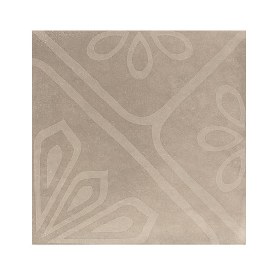 Camarada 8"x8" Taupe Porcelain Matte Tile
