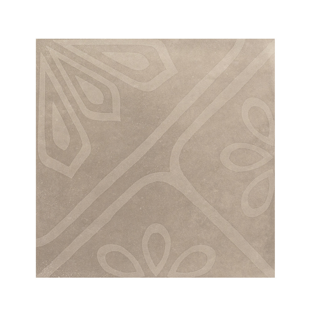 Camarada 8"x8" Taupe Porcelain Matte Tile
