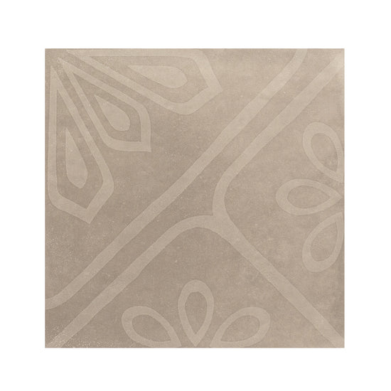 Camarada 8"x8" Taupe Porcelain Matte Tile