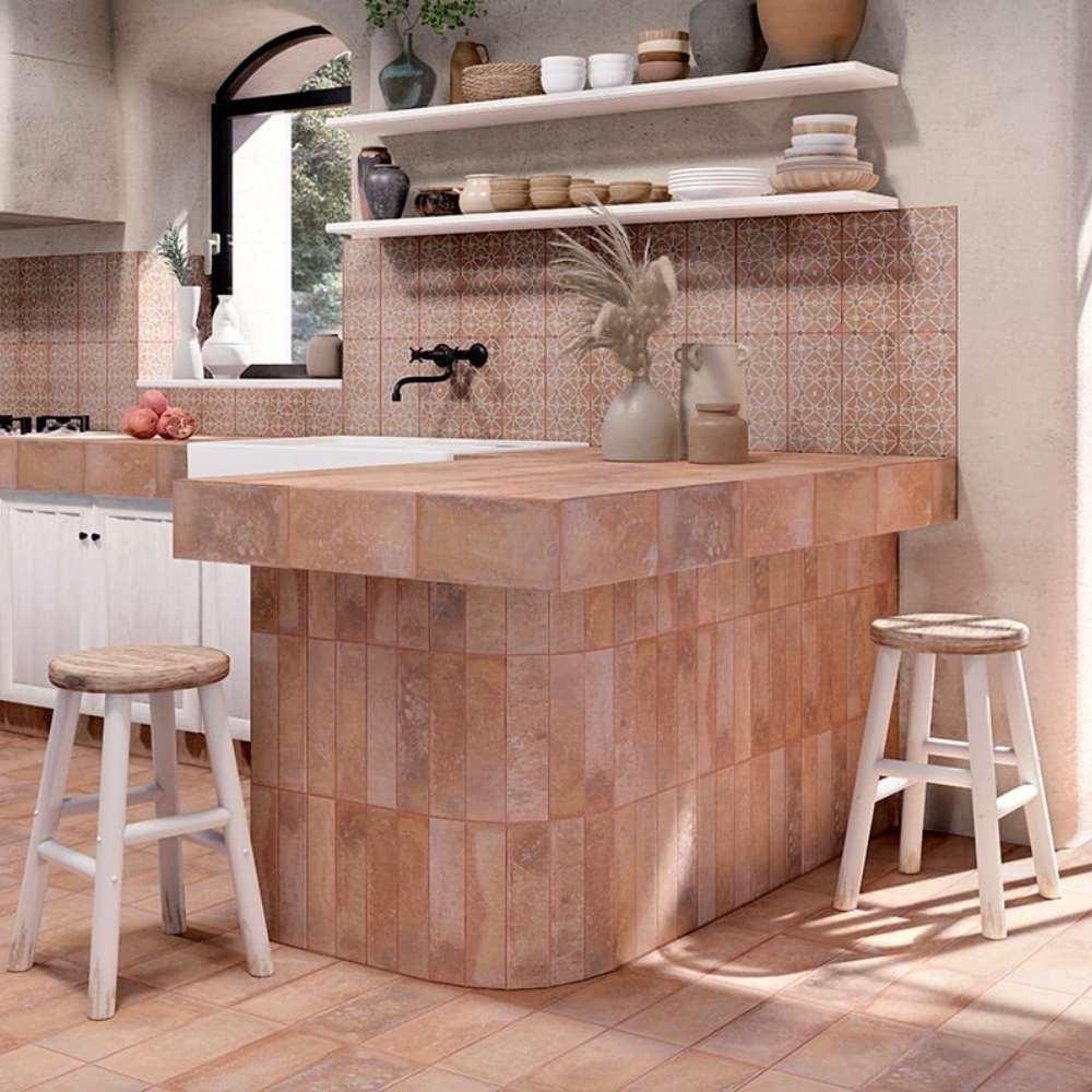 Arcilla 6" x 12" Satin Porcelain Floor and Wall Tile