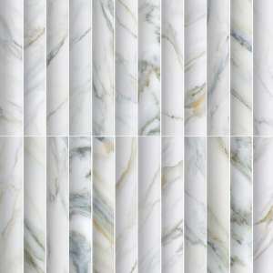 Lyrical 4.5" x 9" Matte Porcelain Fluted Wall Tile