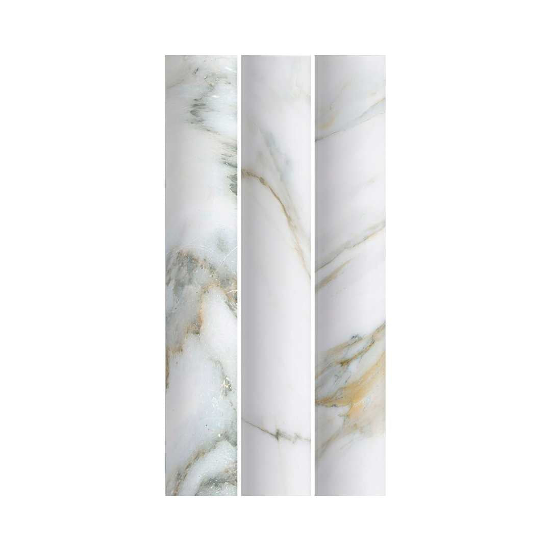 Lyrical 4.5" x 9" Matte Porcelain Fluted Wall Tile