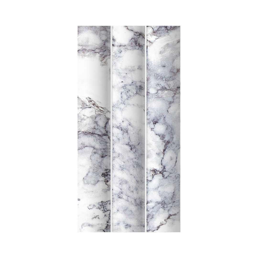 Lyrical 4.5" x 9" Matte Porcelain Fluted Wall Tile