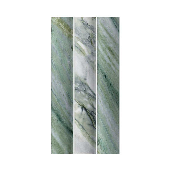 Lyrical 4.5" x 9" Matte Porcelain Fluted Wall Tile