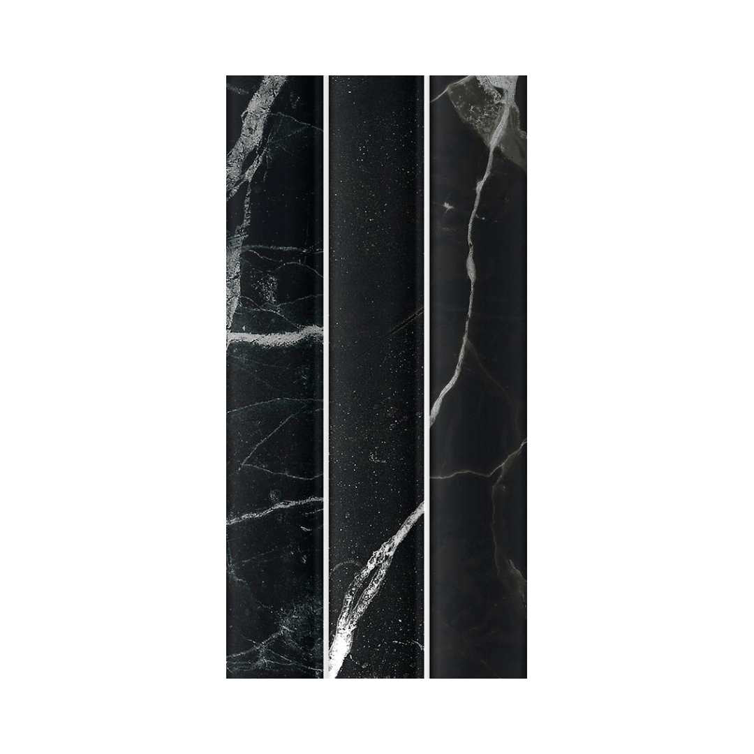 Lyrical 4.5" x 9" Matte Porcelain Fluted Wall Tile