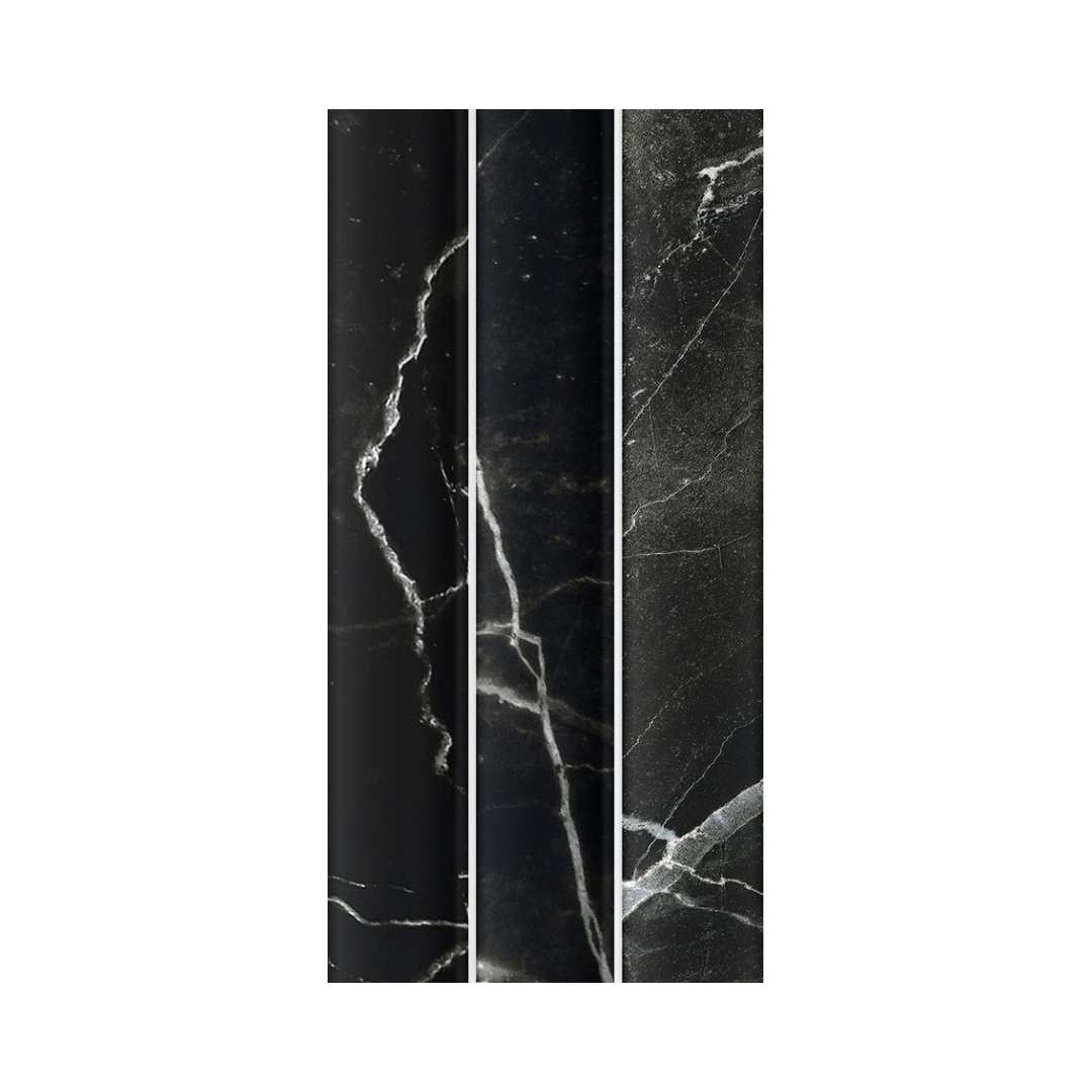 Lyrical 4.5" x 9" Matte Porcelain Fluted Wall Tile