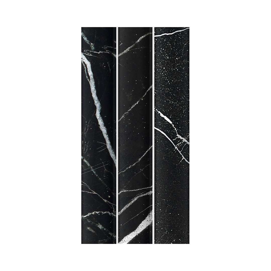 Lyrical 4.5" x 9" Matte Porcelain Fluted Wall Tile