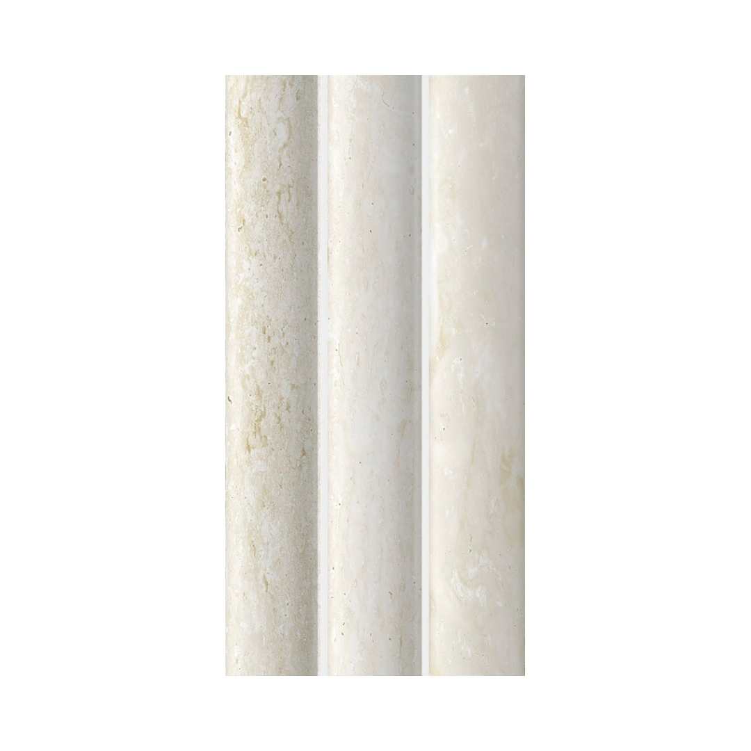 Lyrical 4.5" x 9" Matte Porcelain Fluted Wall Tile