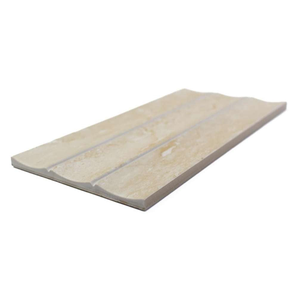 Lyrical 4.5" x 9" Matte Porcelain Fluted Wall Tile