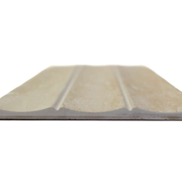 Lyrical 4.5" x 9" Matte Porcelain Fluted Wall Tile