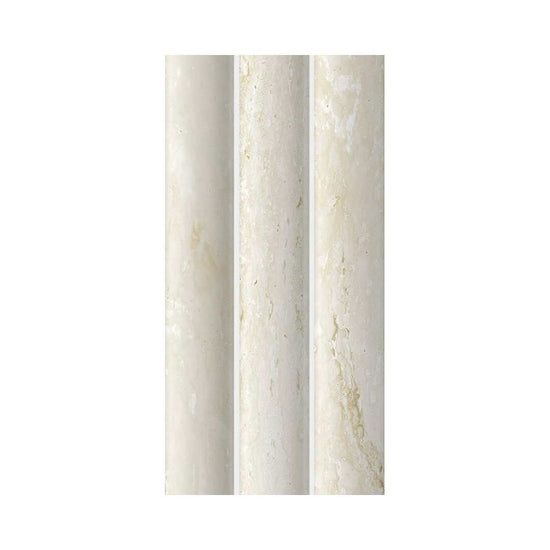 Lyrical 4.5" x 9" Matte Porcelain Fluted Wall Tile