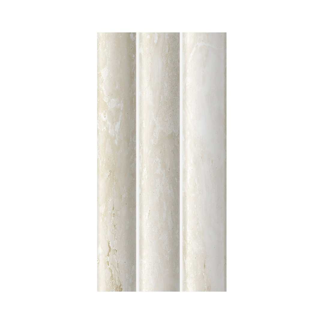 Lyrical 4.5" x 9" Matte Porcelain Fluted Wall Tile