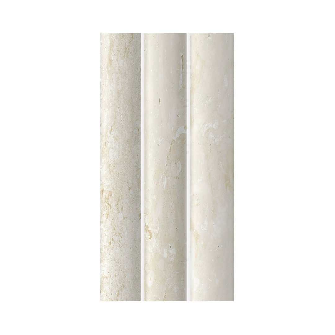 Lyrical 4.5" x 9" Matte Porcelain Fluted Wall Tile