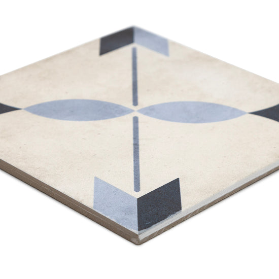 Seville Art 8"x8" Arcade Blue Porcelain Matte Tile