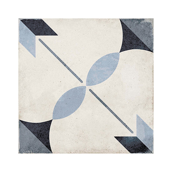 Seville Art 8"x8" Arcade Blue Porcelain Matte Tile