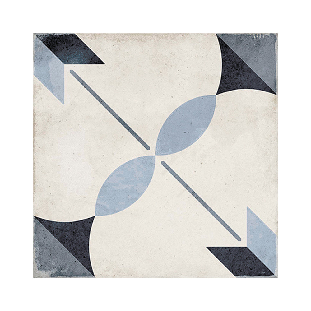 Seville Art 8"x8" Arcade Blue Porcelain Matte Tile