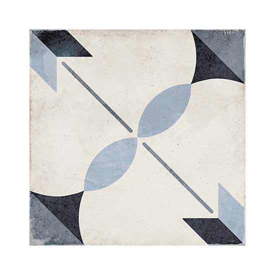 Seville Art 8"x8" Arcade Blue Porcelain Matte Tile