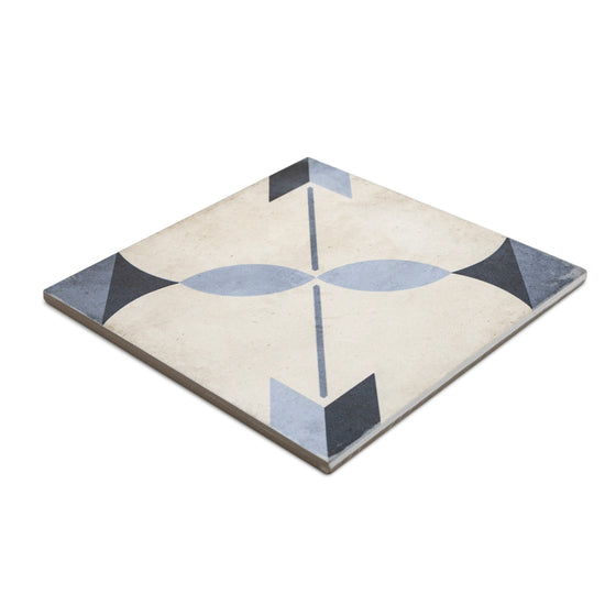 Seville Art 8"x8" Arcade Blue Porcelain Matte Tile