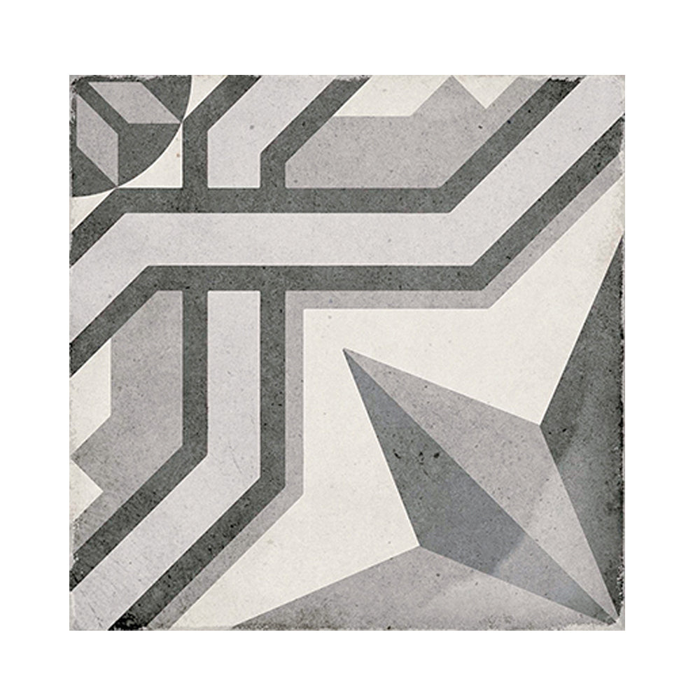 Seville Art 8"x8" Cinema Grey Porcelain Matte Tile