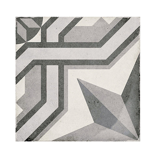 Seville Art 8"x8" Cinema Grey Porcelain Matte Tile