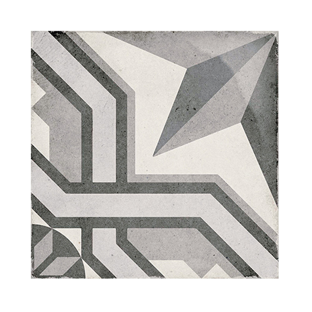Seville Art 8"x8" Cinema Grey Porcelain Matte Tile