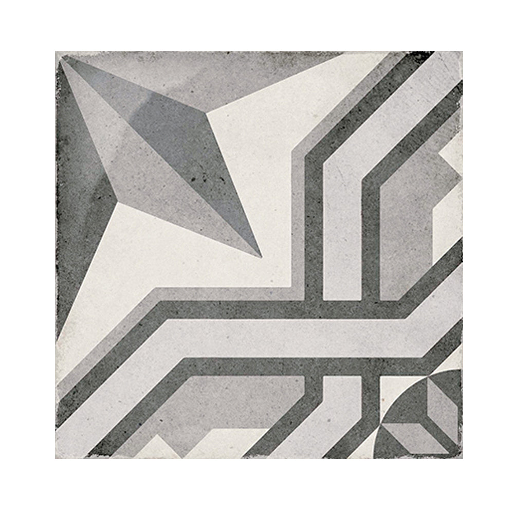 Seville Art 8"x8" Cinema Grey Porcelain Matte Tile