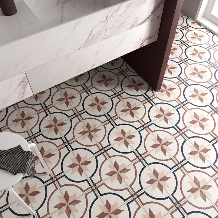Seville Art 8"x8" Embassy Color Porcelain Matte Tile