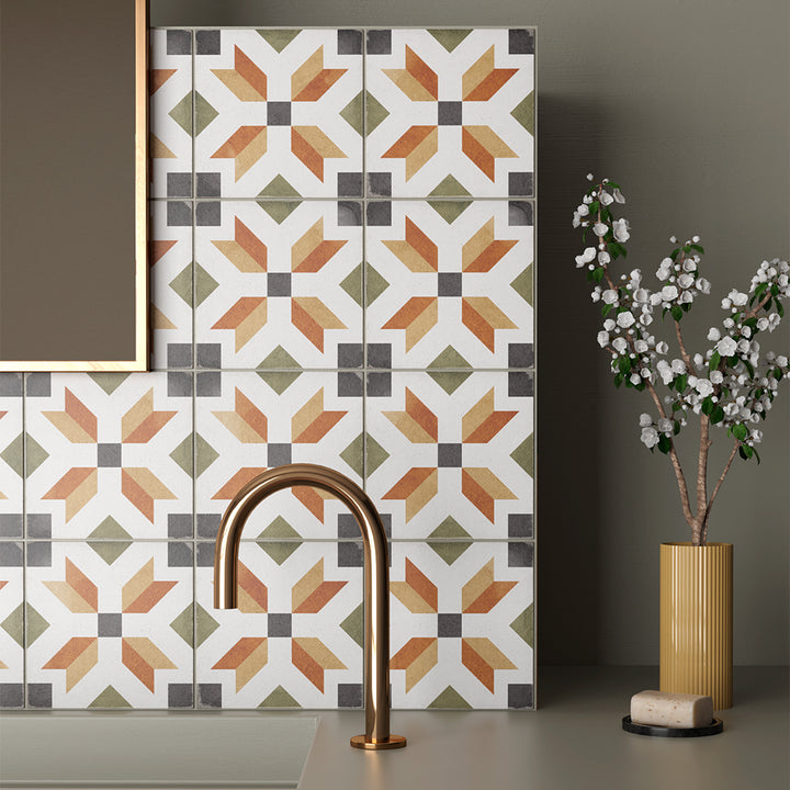 Seville Art 8"x8" Empire Color Porcelain Matte Tile
